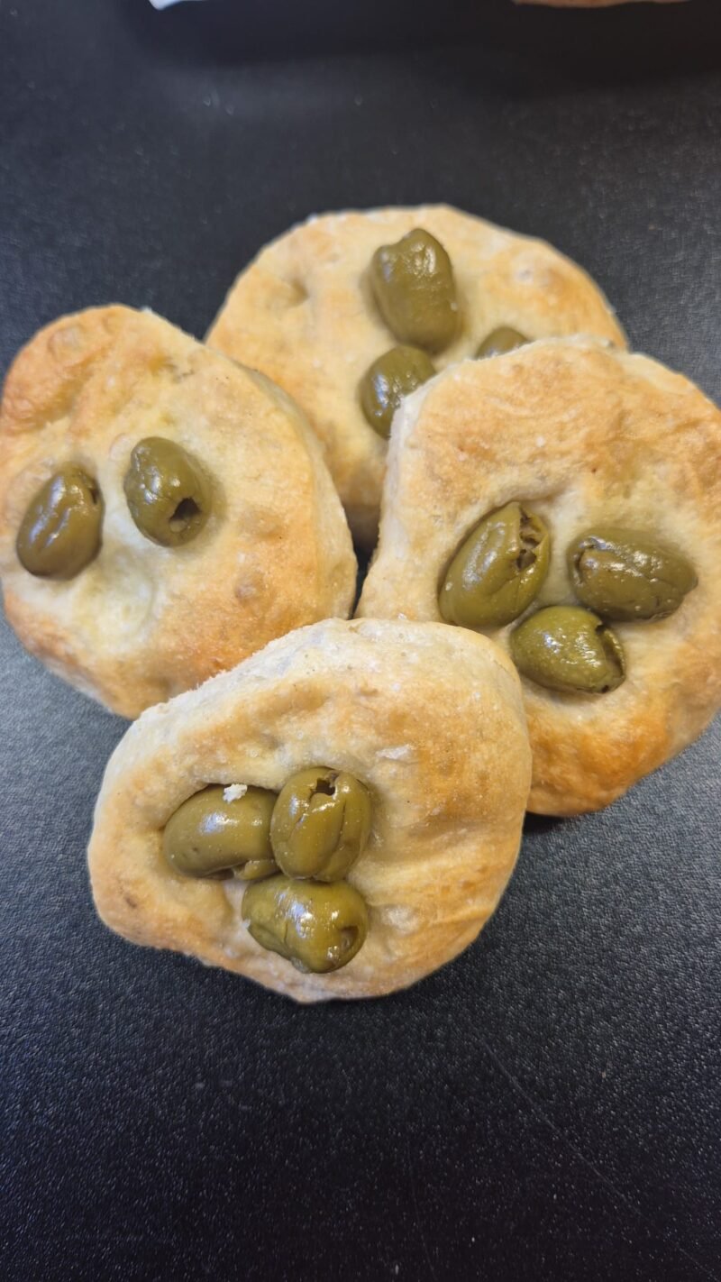 Keto Pizzette di Pane alle Olive 300g